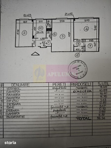 Apartament 3 camere - Metrou 1Mai/Calea Grivitei